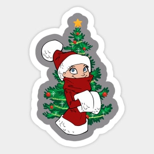 Christmas Tree with Baby ELP Sticker